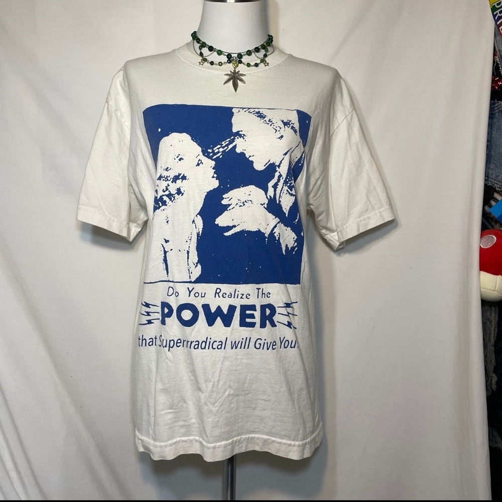 SUPERRRADICAL White Graphic T-Shirt - Picture 2 of 11
